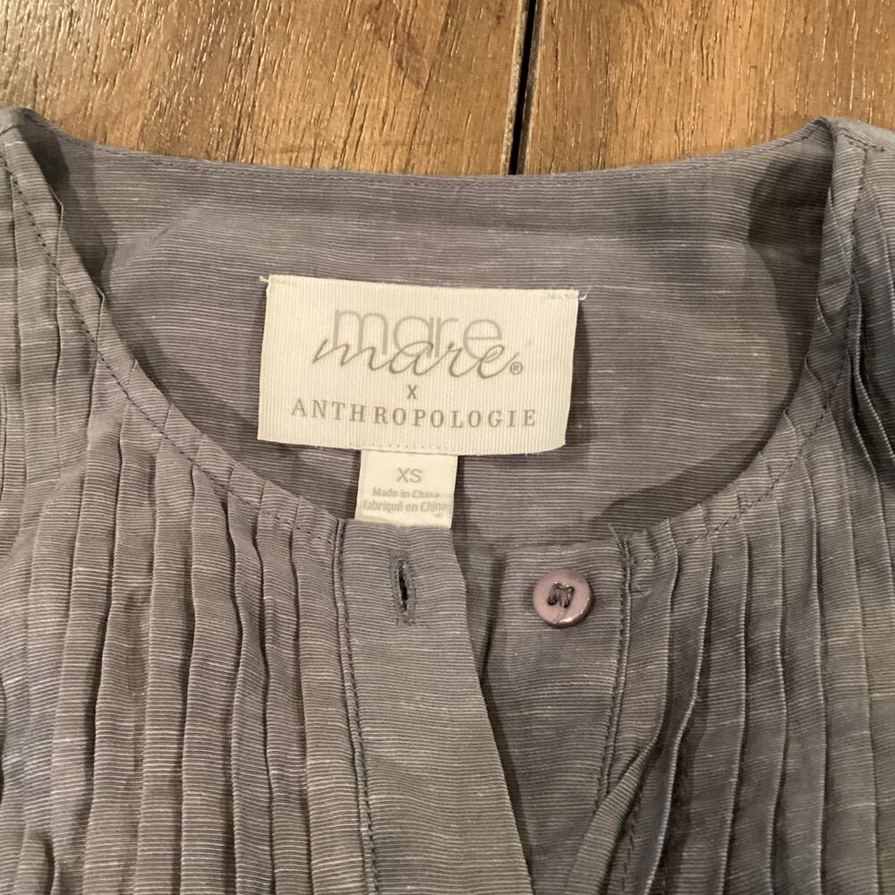 ANTHROPOLOGIE MARE MARE Agosta Tiered Belted Maxi praire boho long sleeve Dress - Picture 10 of 10